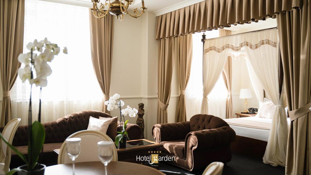 Hotel Garden Prishtine Bagian luar foto